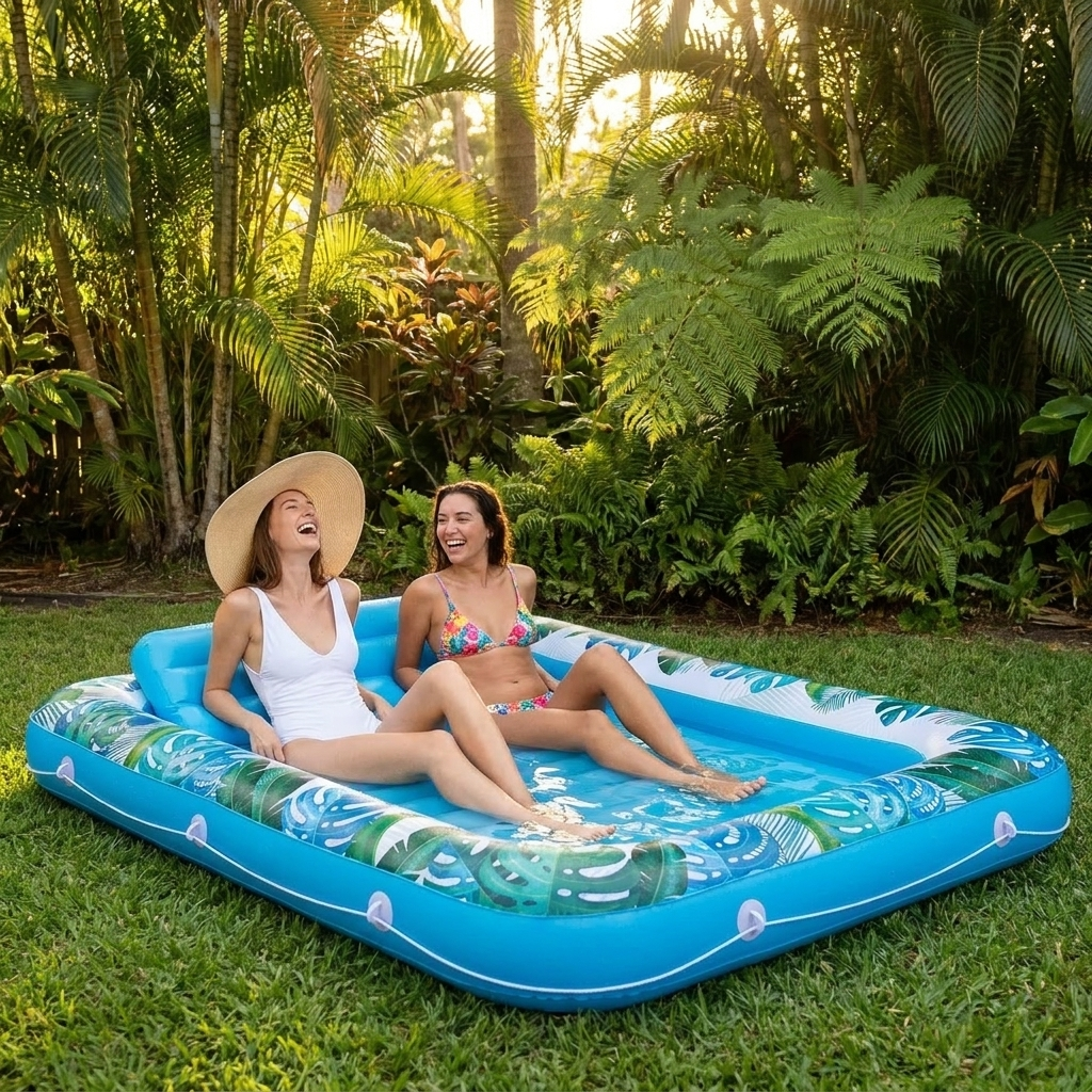 Wavi Inflatable Tanning Pool Lounger — XL